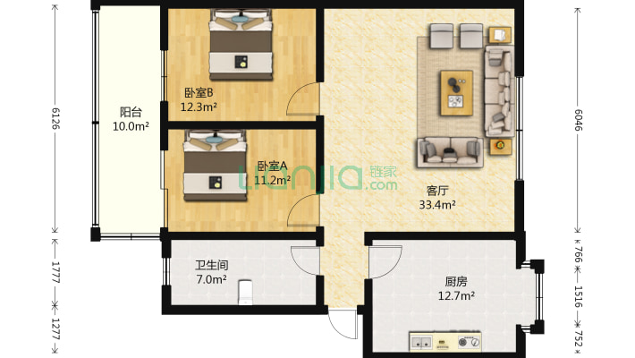 东风本田宿舍二手房实景图