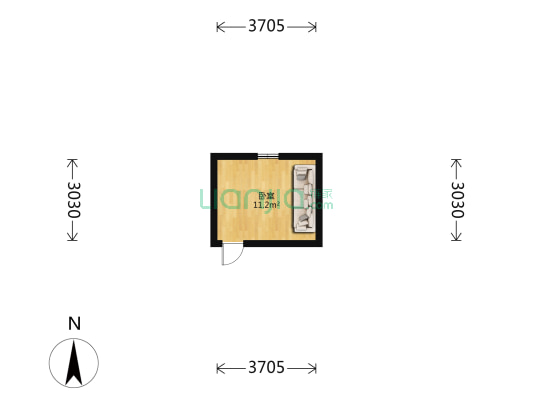 湖滨街4号 1室0厅0卫 17平方