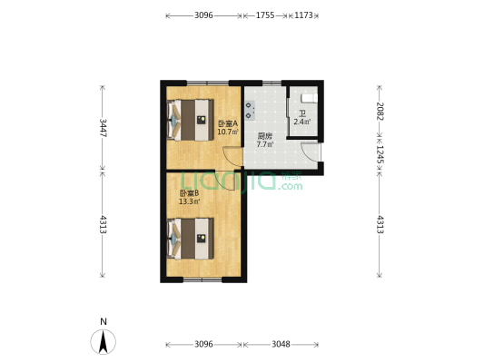 松辽之风 2室0厅1卫 47平方