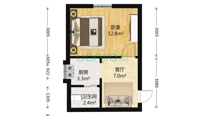 沙坝巷二手房实景图