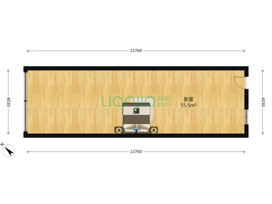 亿联国际商贸城 1室0厅0卫 67平方