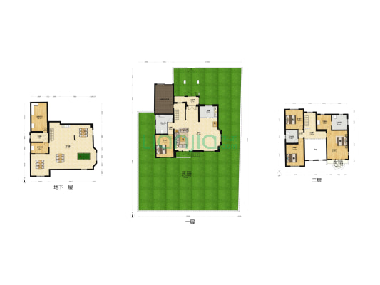 保利垄上五区 4室1厅3卫 368平方