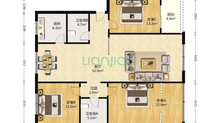皮鞋城一路219号二手房实景图