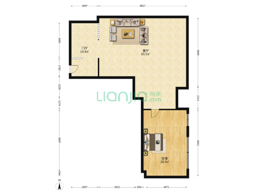 招商钻石山 1室1厅0卫 179平方