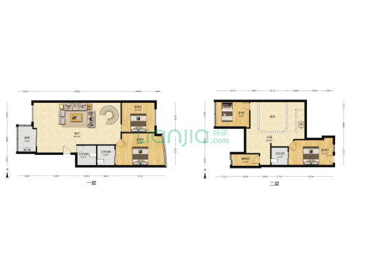 安阳路九百二十二号 4室1厅3卫 142平方