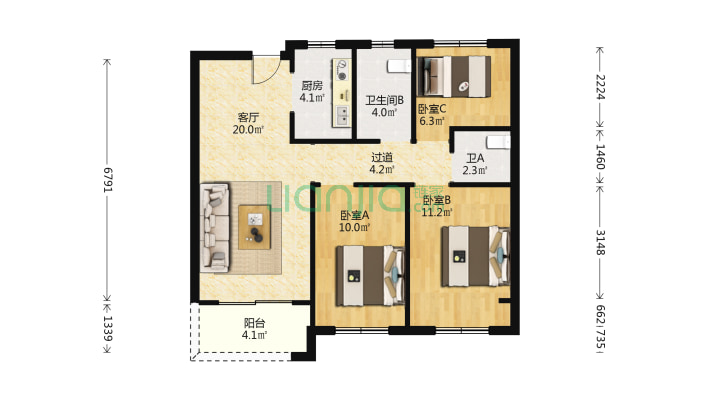 融信江湾城三期二手房实景图