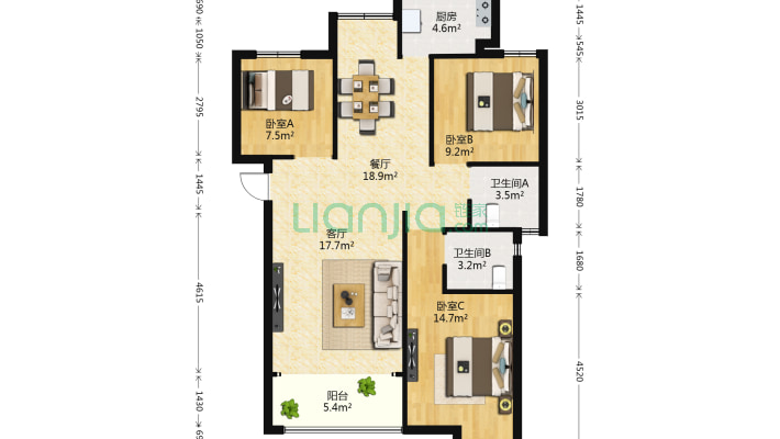 沁河园小区二手房实景图