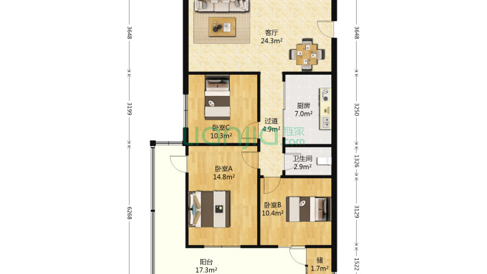和平西路100号二手房实景图