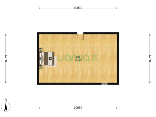 东湖路 1室0厅0卫 64平方