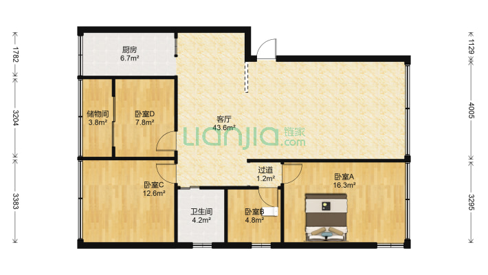 罗汉营商住楼二手房实景图