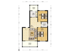 小区位于好。配套齐全，后边是宜家旺广场-涿州银城小区户型图