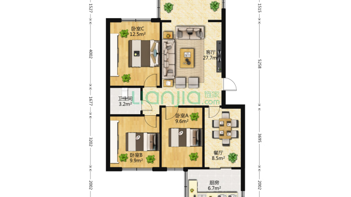 集成花园二手房实景图
