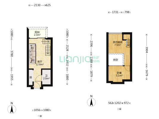 清溪碧桂园锦多宝 2室1厅1卫 27平方