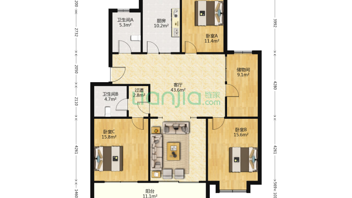 明珠花园二手房实景图