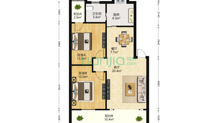 江大南路社区二手房实景图