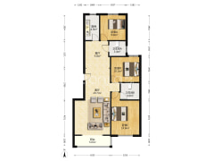 范阳东路，生活交通方便，户型好，楼层好，采光好-涿州物探嘉园户型图