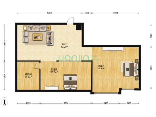 洪大服装大厦 2室1厅0卫 177平方