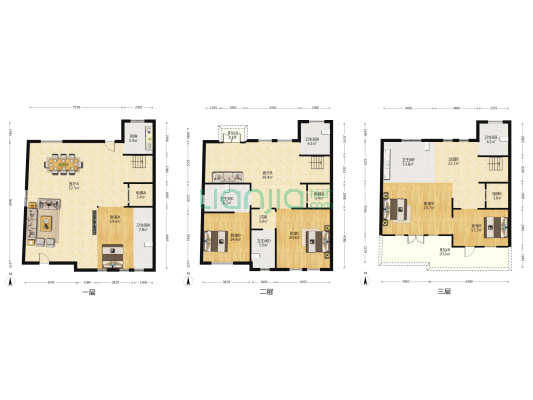露香苑 5室2厅6卫 543平方