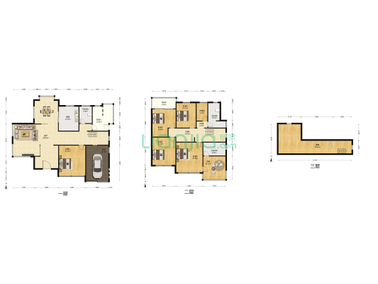 珑山林別墅 6室1厅3卫 350平方