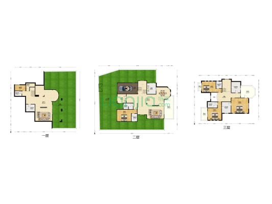蓝光观岭国际社区翡翠岭 4室2厅8卫 364平方