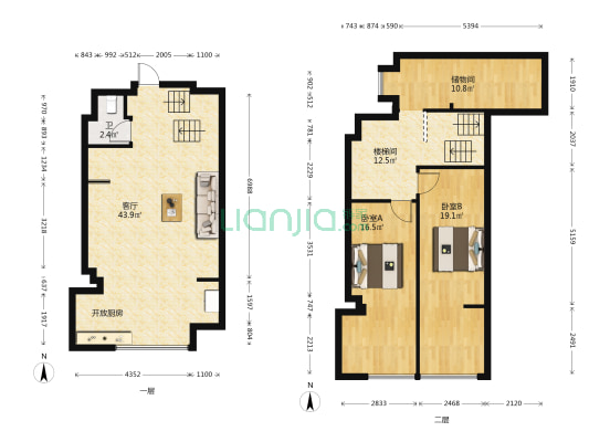 南光中心 2室1厅1卫 69平方