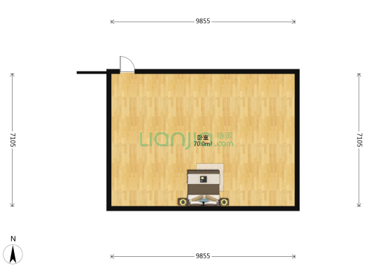 中联天城 1室0厅0卫 96平方
