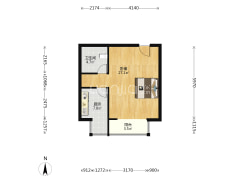 凯旋门，毛坯房随意装修，中间楼层，房本满二-涿州鸿盛凯旋门户型图