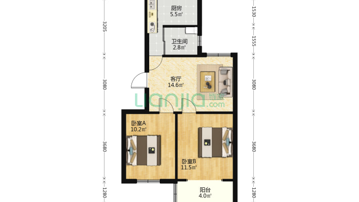 铁四局一公司家属院四号院二手房实景图