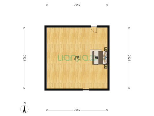 广九四马路 1室0厅0卫 65平方