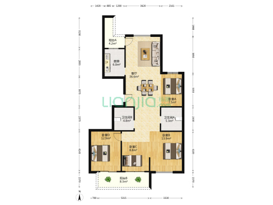 龙润壹城户型图