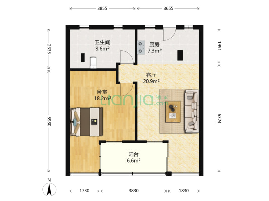 世纪名苑户型图