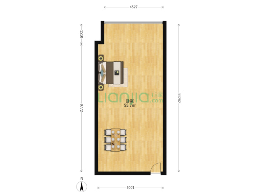 兰州中心写字楼 1室0厅0卫 85平方