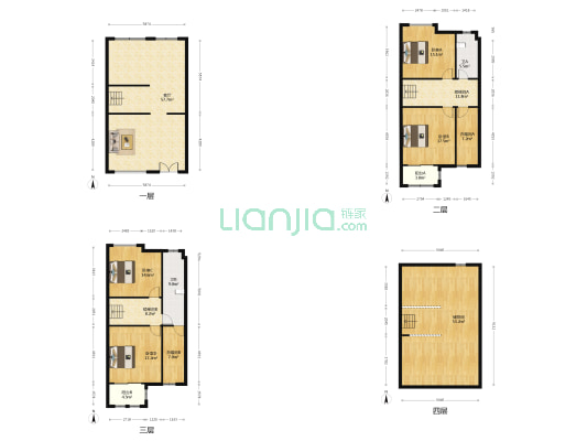 美的明湖北湾花园二期 4室1厅2卫 223平方