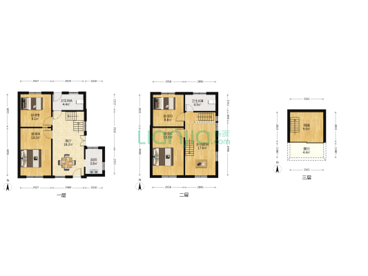 前宝元街 5室1厅2卫 107平方