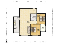 金竹花园，空中花园，物业管理服务好，精装，繁华地段-涿州金竹花园户型图