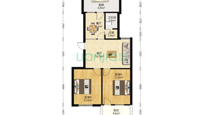 福建省劳动卫生职业病研究所宿舍二手房实景图
