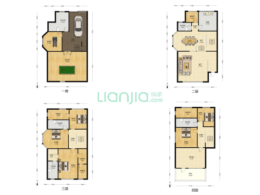 永鑫花园 5室2厅5卫 263平方