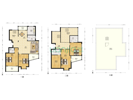 海旭公寓 4室2厅4卫 229平方