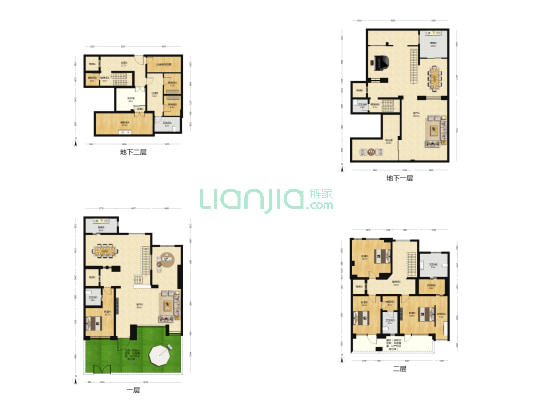 紫御香山 4室2厅5卫 440平方