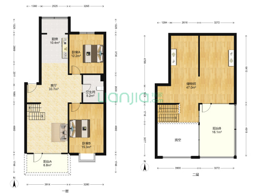 瑞赛居圣苑 2室1厅1卫 125平方