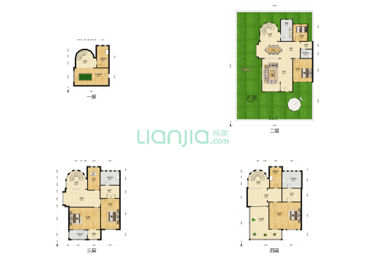 1号公馆 7室2厅4卫 374平方