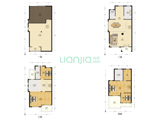溪山南园 5室2厅4卫 283平方