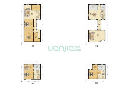 绿地秋霞坊(别墅) 5室3厅3卫 438平方