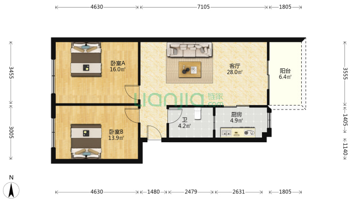 福利巷二手房实景图