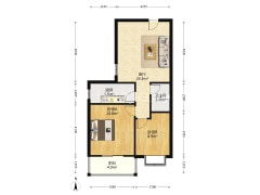 繁华路段小区，带装修，满二，税费低-涿州天保郦景户型图