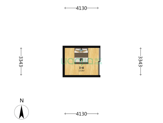 湖东北路38号 1室0厅0卫 15平方