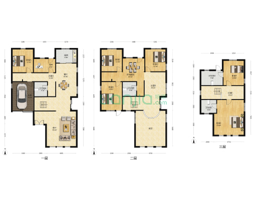 领岛别墅 8室2厅4卫 514平方
