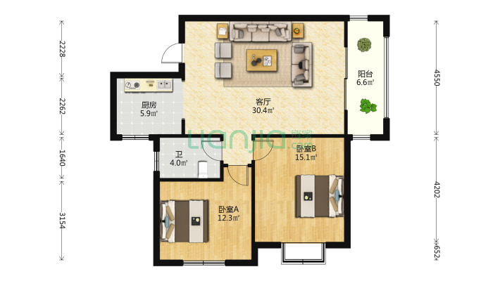 弘基幸福里二手房实景图