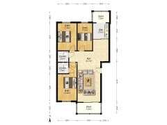 华阳公寓，精装修，通透格局，位置好-涿州华阳公寓户型图