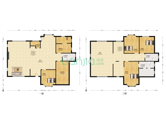 碧湖园(川西旅游线) 4室1厅3卫 308平方
